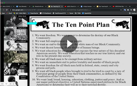 5 Module CRASH COURSE on the Black Panther Party for Self Defense & The Rainbow Coalition