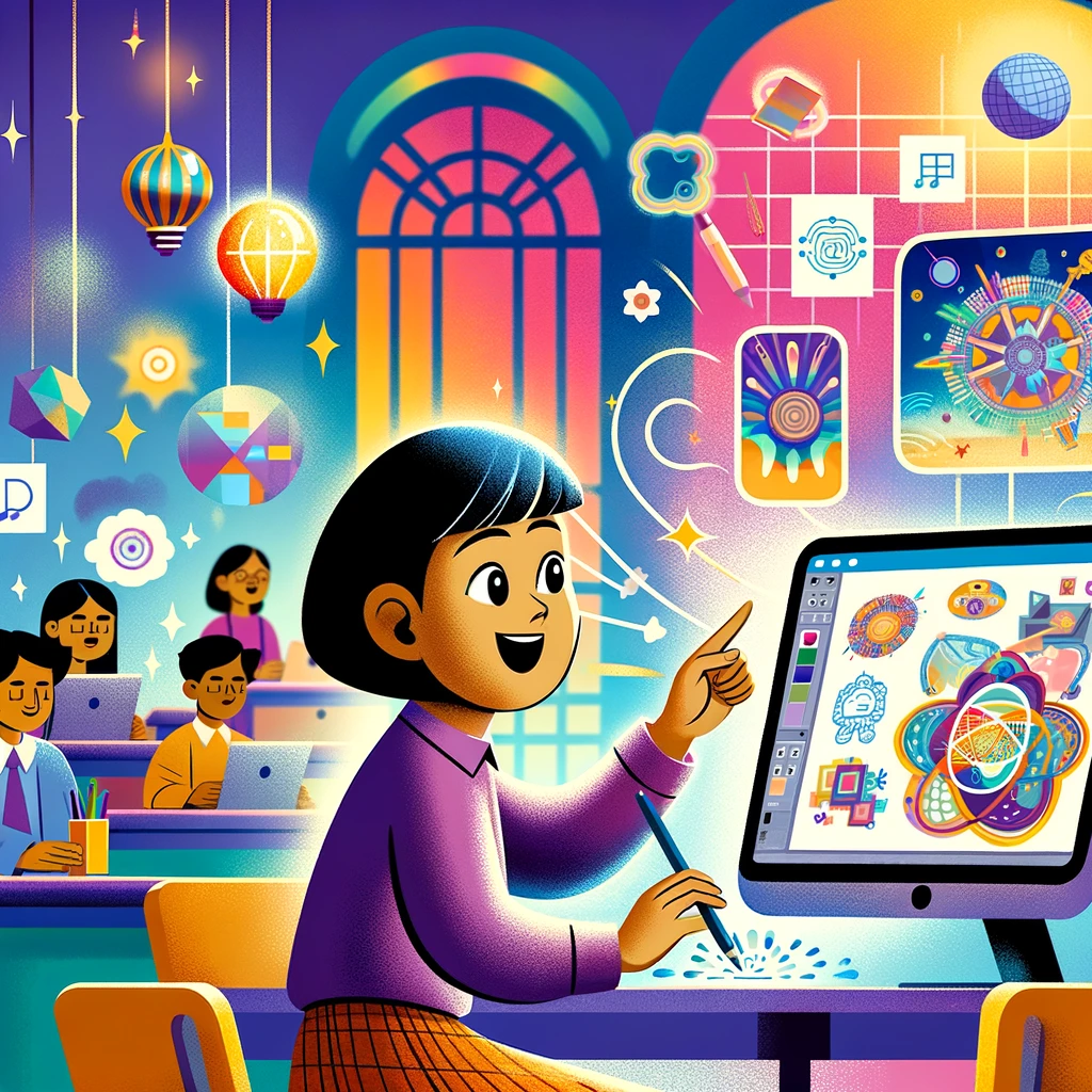 The AI Educator Brain on AI-Powered Visuals for Engaging Students