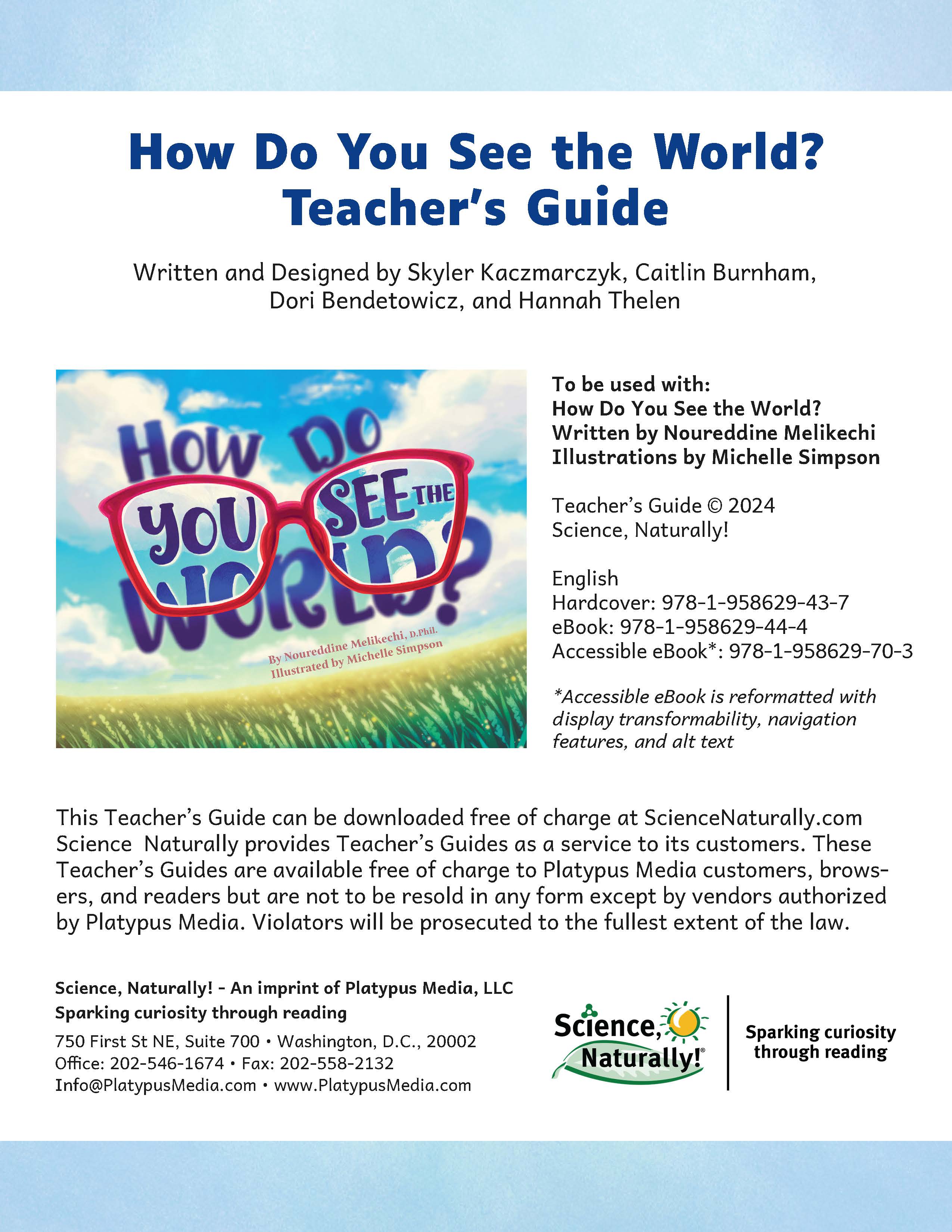 How Do You See the World? Teacher’s Guide