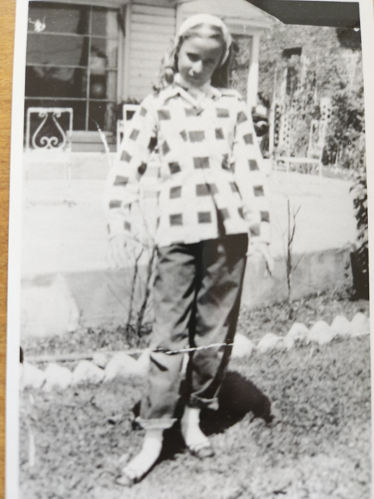 Margot Strom as a little kid in Memphis.