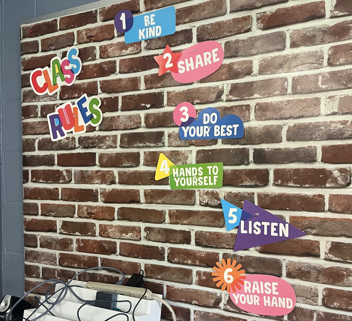 Amber's classroom rules