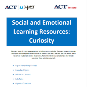 ACT SEL Skill Building: Curiosity